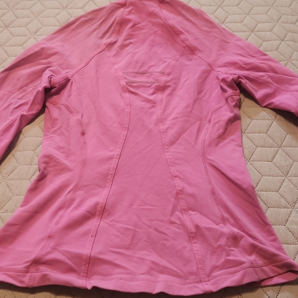 ATHLETA Hope 2 pink thumbhole jacket 2XS